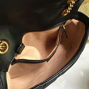 Forubags Gucci GG Marmont small matelassé black shoulder bag #443497 - 5