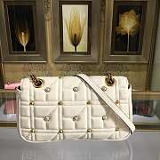 Forubags Gucci GG Marmont small matelassé white shoulder bag #443497 - 2