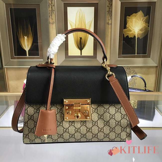 Forubags Gucci Padlock small GG top handle bag Style ‎453188 KLQJG 9785 - 1