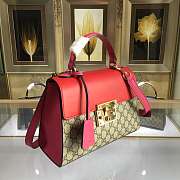 Forubags Gucci Padlock small GG top handle bag Style ‎453188 red - 3