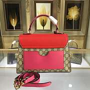 Forubags Gucci Padlock small GG top handle bag Style ‎453188 red - 2