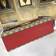 Forubags GUCCI GG Padlock Leather Shoulder Bag 30*19*10cm red - 5