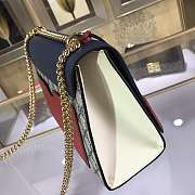 Forubags GUCCI GG Padlock Leather Shoulder Bag 30*19*10cm blue - 4