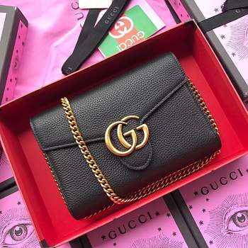 Gucci GG Marmont leather mini chain bag - 401232 