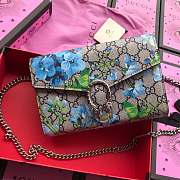 Forubags Gucci Dionysus GG Blue Blooms #401231 20*13*6cm - 3