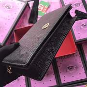 Forubags Gucci GG Marmont Leather Mini Chain Black Bag - 4