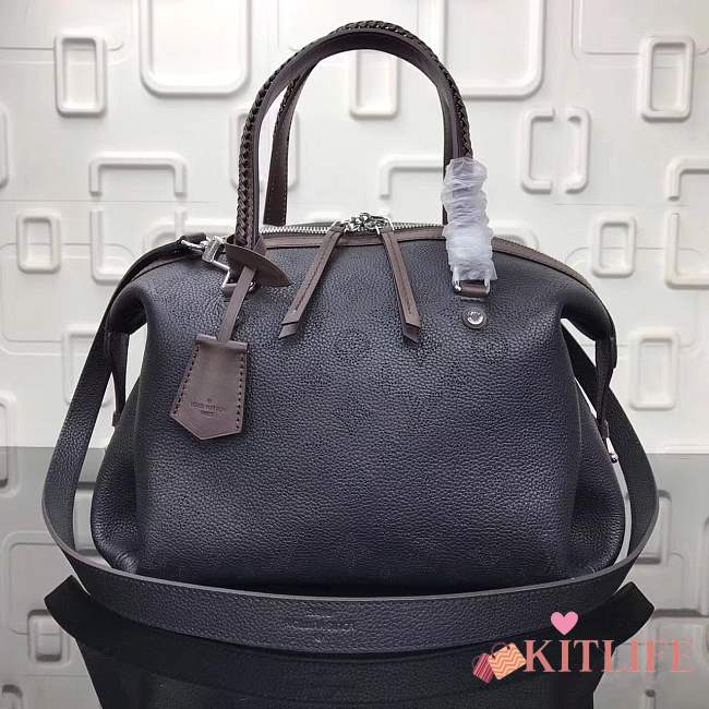 Louis Vuitton LV Mahina Asteria Tote Bag Handbag Black - 1