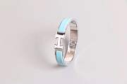 Hermes bracelets with silver hardware - 1