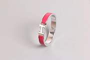 Hermes bracelets with silver hardware - 6