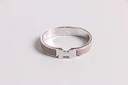Hermes bracelets with silver hardware - 3