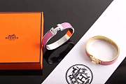 Hermes bracelets with silver&gold hardware - 3