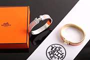 Hermes bracelets with silver&gold hardware - 6
