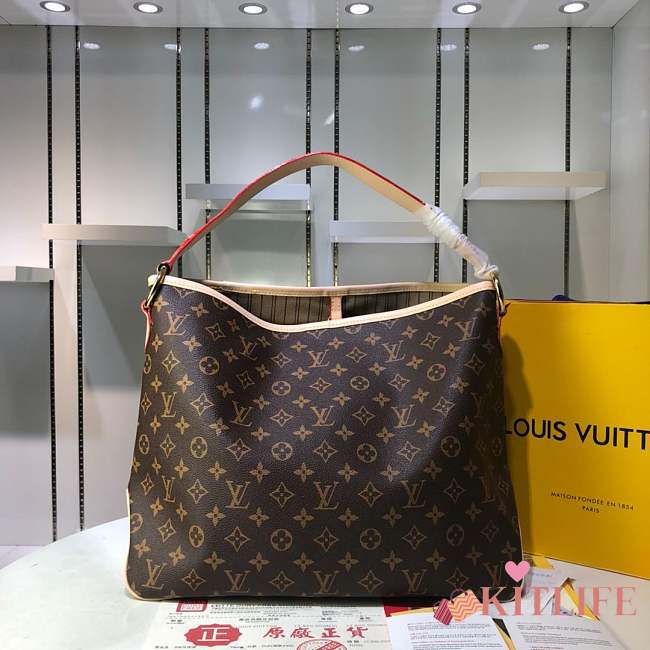 Kitlife Louis Vuitton Delightful MM Monogram Brown/Beige - 42x33x15cm - 1