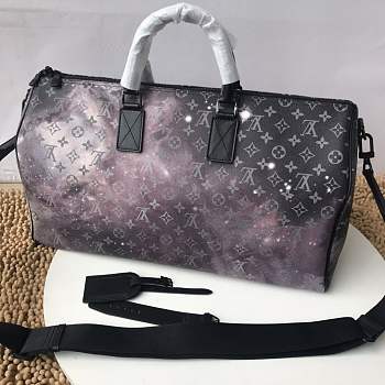 Louis Vuitton Keepall Bandouliere 50 M44166 printed Monogram Galaxy canvas