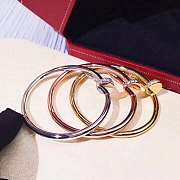 Kitlife Cartier Juste un Clou Diamond Bracelet - 3.5mm - gold/silver/gold rose - 4