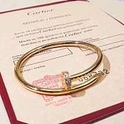 Kitlife Cartier Juste un Clou Diamond Bracelet - 3.5mm - gold/silver/gold rose - 5