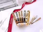Kitlife Cartier Love Bracelets - 6.1 mm - gold/silver/gold rose  - 6