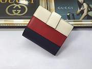 Gucci Queen Margaret leather wallet Style 476075 Red&blue&beige - 3