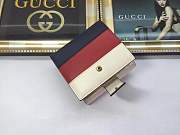 Gucci Queen Margaret leather wallet Style 476075 Red&blue&beige - 4