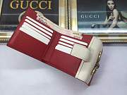 Gucci Queen Margaret leather wallet Style 476075 Red&blue&beige - 5