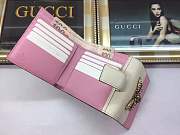 Gucci Queen Margaret leather wallet Style 476075 red&pink&beige - 6