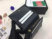 Gucci Queen Margaret leather card case wallet Style ‎476072 black - 3