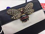 Gucci Queen Margaret leather card case wallet Style ‎476072 black - 6