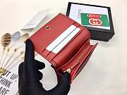 Gucci Queen Margaret Leather Card Case Wallet Style ‎476072  - 5