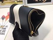 Gucci Women Leather Clutch Black And White 476077 - 5