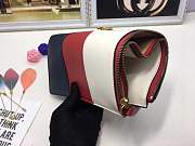 Gucci Women Leather Clutch Black,Red And White 476077 - 3