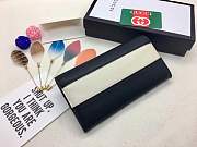 Gucci wallet black&white 19*10.5*3.5cm - 4