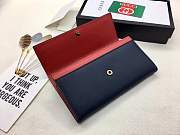 Gucci wallet red&blue&white 19*10.5*3.5cm - 4