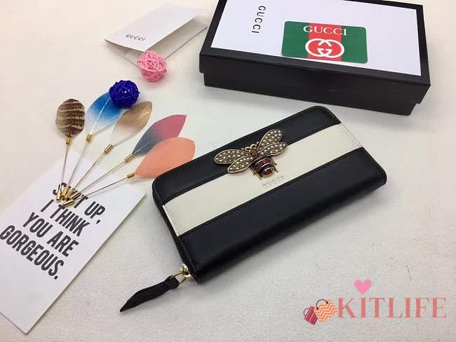 Forubags Gucci wallet black&white 19*10.5*3.5cm - 1