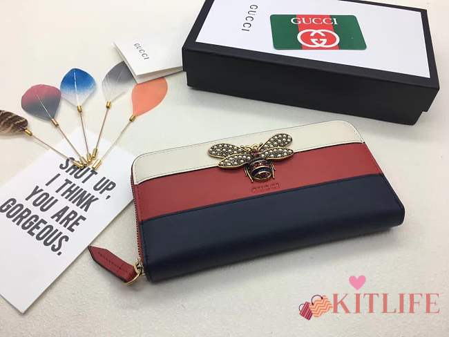 Forubags Gucci wallet red&blue&white 19*10.5*3.5cm - 1