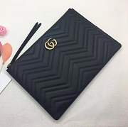 Gucci Women Leather Clutch black - 1