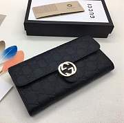 Gucci Icon Gucci Signature wallet Style ‎369663 CWC1G 1000 - 1