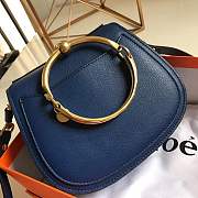 Forubags Chloe Nile Bracelet Bag-dark blue 21*17*8cm - 5