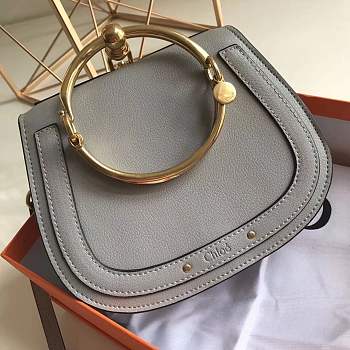 Forubags Chloe Nile Bracelet Bag-gray 21*17*8cm