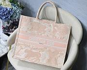 Forubags2 Dior Colored Jacquard Canvas Book Tote 42*32*5cm - 1