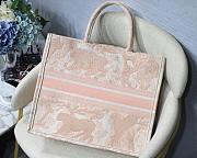 Forubags2 Dior Colored Jacquard Canvas Book Tote 42*32*5cm - 2