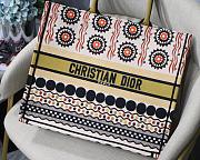 Forubags3 Dior Colored Jacquard Canvas Book Tote 42*32*5cm - 5