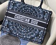 Forubags8 Dior Colored Jacquard Canvas Book Tote 36.5*28*5cm - 5