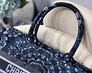 Forubags8 Dior Colored Jacquard Canvas Book Tote 36.5*28*5cm - 6