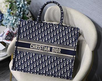 Kitlife Dior Colored Jacquard Canvas Book Tote - 42x32x5cm