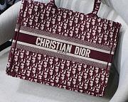 Forubags11 Dior Colored Jacquard Canvas Book Tote 36.5*28*5cm - 5
