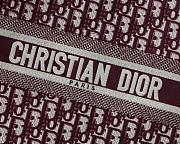 Forubags11 Dior Colored Jacquard Canvas Book Tote 36.5*28*5cm - 6