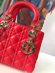 Forubags Lady Dior red 20*17*9CM - 2