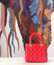 Forubags Lady Dior red 20*17*9CM - 4