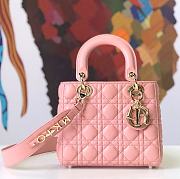 Forubags Lady Dior dark pink 20*17*9CM - 1