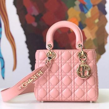 Forubags Lady Dior dark pink 20*17*9CM